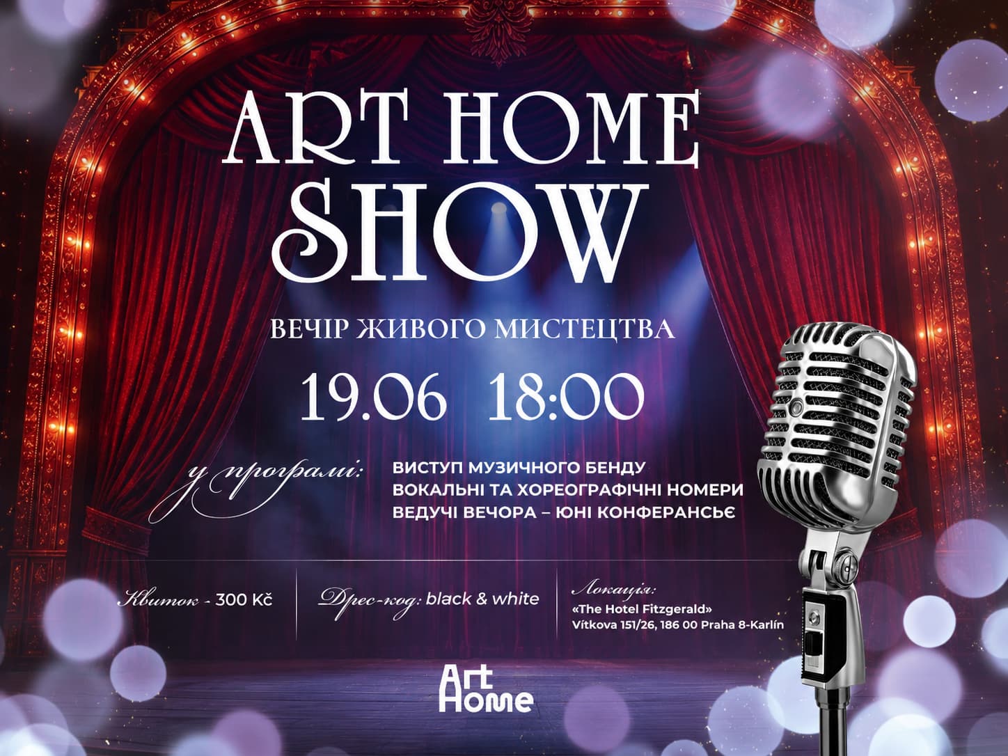 ArtHome Show Prague — Live Art Evening on June 19 | ArtHome