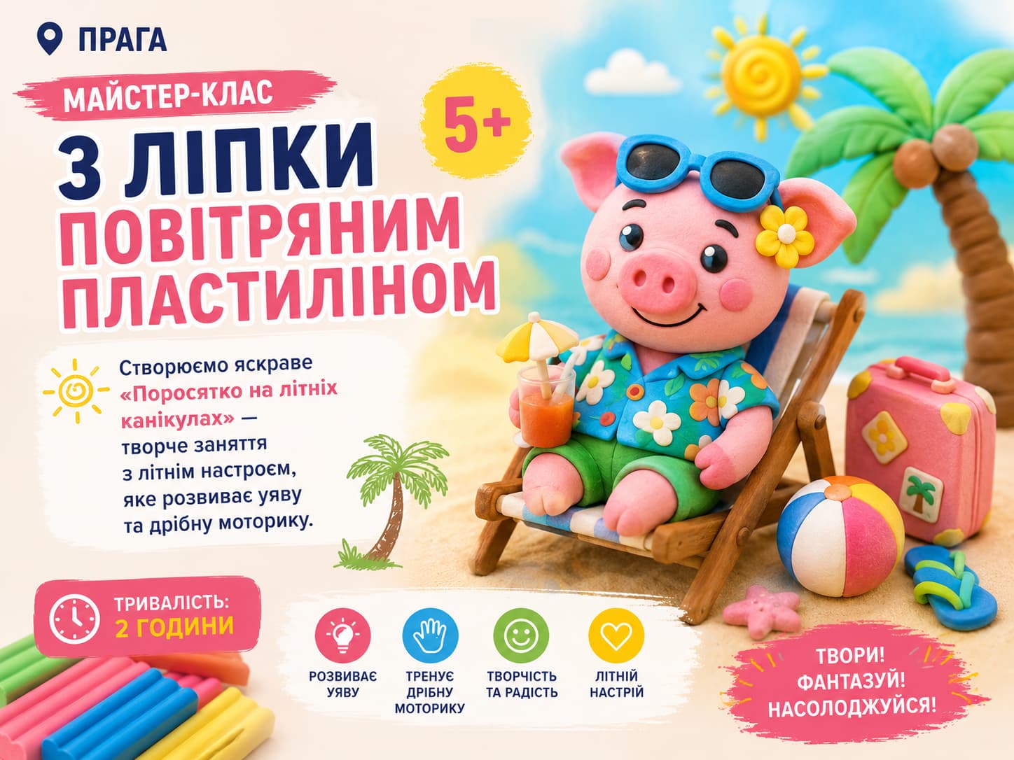 Air Clay Workshop for Kids in Prague (5+) | Art Home